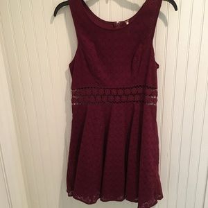 Free People Maroon Dress